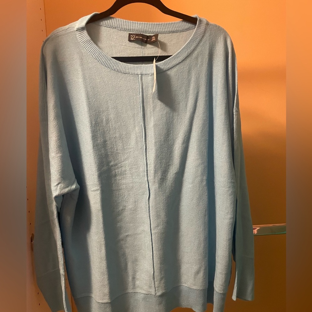 New York and Company blue xxl sweater